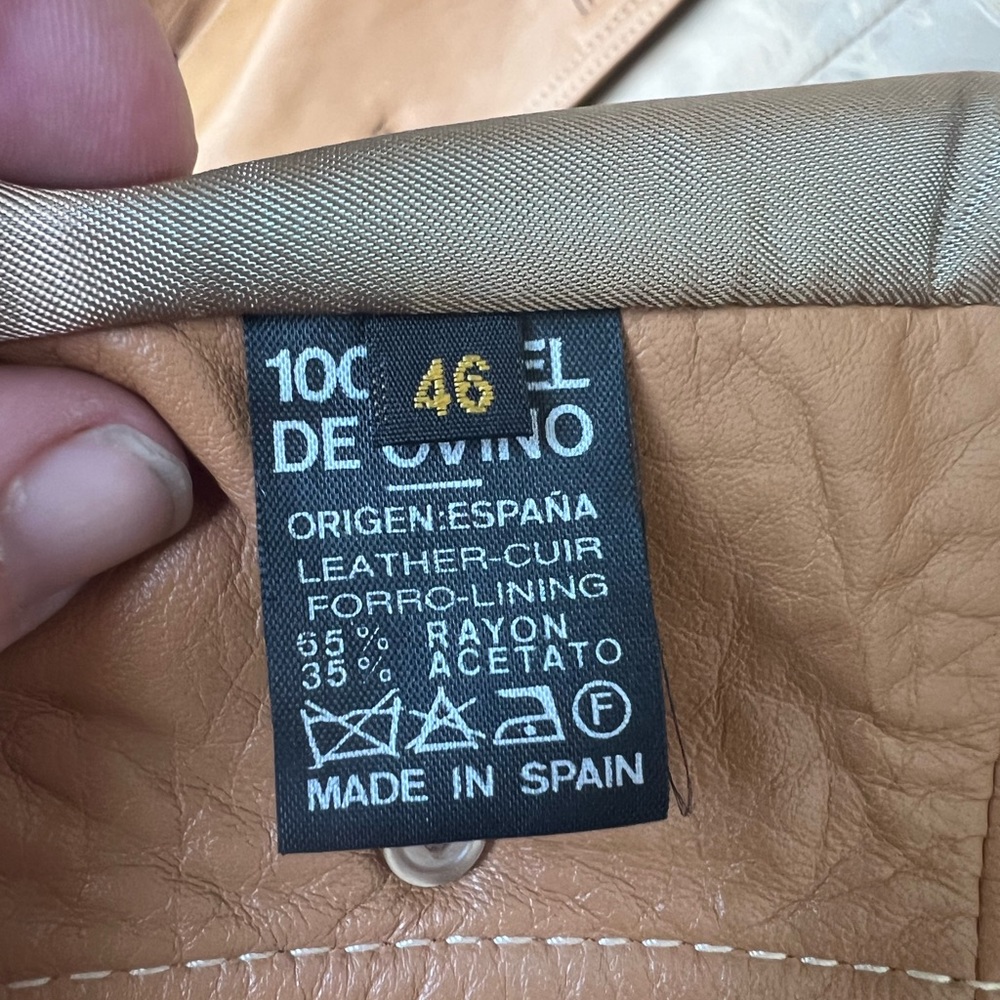 C’est Unique Leather Jacket - image 4